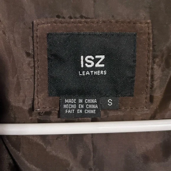 ISZ Leathers | Dark Brown Jacket | Size Small - Picture 2 of 7
